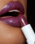 wet n wild Mega Last High-Shine Lipstick Lip Color, Infused with Seed Oils For a Nourishing High-Shine, Buildable & Blendable Creamy Color, Cruelty-Free & Vegan - Sangria Time