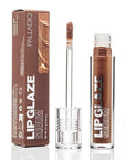 Palladio Lip Glaze Serum, Hydrating Lip Gloss with Peptides & Hyaluronic Acid for Plump, Smooth, and Nourished Lips – Vegan, High-Shine, Non-Sticky Finish (Mocha Martini)