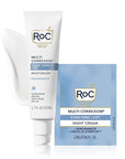 RoC Multi Correxion 5 in 1 Anti-Aging Daily Face Moisturizer with Broad Spectrum SPF 30 & Shea Butter, Skin Care Routine, (1.7 oz) with Night Cream Packette (Packaging May Vary)