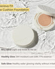 MOONSHOT KOREA Matte Fit Cushion Foundation Full Coverage Face,