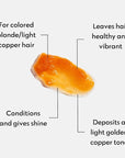 FOUR REASONS Color Mask - Apricot - (27 Colors) Toning Treatment, Color Depositing Conditioner, Tone & Enhance Color-Treated Hair - Semi Permanent Hair Dye, Vegan and Cruelty-Free, 6.76 fl oz