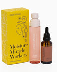 Josie Maran Moisture Miracle Workers Duo - 100% Pure Argan Oil & Hydrating Body Mist - Moisturizing Skincare Set with Nutrient-Rich Ingredients for All Skin Types - Vegan & Cruelty-Free (2 Piece Set)