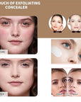 Biology 4-in-1 Foundation Hydrating Medium Spectrum Full Coverage Lotion Foundation, Protecting from Sun with SPF 50+, 4 1 Concealer Waterproof Longwear (Medium, M)