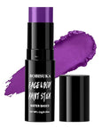 BOBISUKA Purple Face & Body Paint Stick Water-Based Washable Face Paint Makeup Stick for Halloween Witch, Zombie, Skull, Clown, Butterfly, Galaxy, Cosplay, SFX, Sports Eye Black & Costume Party