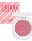 Cheeky Blush Compact for Face Cheeks, Talc Free Blusher Palette, Matte Powder Makeup, Natural Healthy, Mauve Pink Magenta Peach Red, Vegan Cruelty Free
