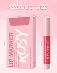 Lip Stain Marker Pen-1Pcs Berry Pink Hydrating Lip