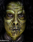 Mehron Makeup Paradise Makeup AQ Pro Size | Stage & Screen Performance, Face & Body Painting, Beauty, Cosplay, and Halloween | Water Activated Face Paint, Body Paint 1.4 oz (40 g) - Olive