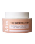 Bliss Rose Gold Rescue Gentle Moisturizer for Sensitive Skin | Fragrance-Free, Calming Daily Hydration with Rose Water & Colloidal Gold| 1.7 oz
