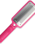 Microplane Colossal Foot File Scraper - The Original Stainless Steel Foot Rasp, Dead Skin/Callus Remover for Feet, Gentle Foot Scrubber, Pedicure Tools for Salon-Quality Foot Care, Pink