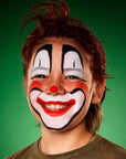 CCbeauty Devil Red Face Paint Stick,Face Painting Kit,Non Toxic SFX Makeup For Clown Spider Halloween Costume Cosplay,Professional Body Paint Stick,Full Coverage Painting Foundation With Makeup Sponge