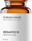AromaTech The Beach House Premium Aroma Oil – Transportive Home Fragrance with Notes of Salted Bergamot, Sandalwood & Coconut Milk for Scent Diffusers, Cold-Air and UltraSonic Scent Machines – 60 mL