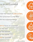 Less On Skin Vegan Shield Mineral Sunscreem (Sun Cream), korean sunscreen, mineral sunscreen, fragrance free, spf50, moisturizing, daily facial sunscreen