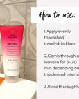 FOUR REASONS Color Mask INTENSE- Ruby Red, 6.76 fl oz - Semi Permanent Hair Dye for Lightened and Colored Hair, 100% Vegan Conditioner - Intensive Toning Treatment with 27 Colors - Cruelty Free