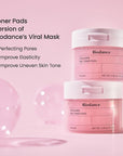 BIODANCE Collagen Pink Glow Trio: Collagen Real Deep Mask & Toner Pads & Peptide Serum for Plumping Hydration, Firming, Korean Skin Care, Gifts for women, Skin Care Set