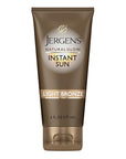 Jergens Natural Glow Instant Sun Tanning Moisturizer + Bronzer, Lightweight Sunless Tanning for Natural-Looking Color, Light Bronze, 6 Oz