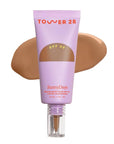 Tower 28 Beauty SunnyDays SPF 30 Tinted Mineral Sunscreen - For Sensitive Skin - 2-in-1 Facial Broad Spectrum UVA/UVB Protection + Foundation – Shade 40 RUNYON, 1 Fl Oz