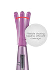 Panasonic Women’s Facial Hair Remover and Eyebrow Trimmer with Pivoting Head, Includes 2 Gentle Blades for Brow and Face and 2 Eyebrow Trim Attachments, Battery-Operated – ES2113PC