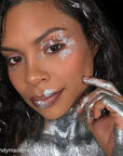 Mehron Makeup Metallic Powder (.) with Mixing Liqu 17 oz