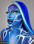 Mehron Makeup CreamBlend Stick | Face Paint, Body Paint, & Foundation Cream Makeup | Perfect for Halloween .75 oz (21 g) (Blue)
