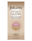 Jergens Natural Glow Daily Facial Moisturizer, Fair to Med 2 fl oz (59 ml)