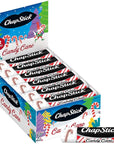 ChapStick Bulk Lip Balm, Candy Cane, 12-Pack – Fresh & Minty Lip Moisturizer, Stocking Stuffer, 0.15 Oz Ea
