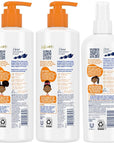 Dove Shampoo and Conditioner Set + Detangler Spray for Kids - Kids Hair Love Collection, Shampoo and Conditioner, Curly and Wavy Hair Products (3 Piece Set)