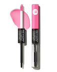 Revlon Liquid Lipstick with Clear Lip Gloss, ColorStay Overtime Lipcolor, Dual Ended with Vitamin E, 080 Keep Blushing, 0.07 Fl Oz