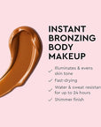 Tanologist Insta Glow Body Bronzer, Instant Illuminating Self-Tan, Hyaluronic Acid & Vitamin C, Streak-Free, Radiant Finish For All Skin Tones, 5.75 fl oz/170 ml Tube