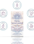 Natural Face Moisturizer for Dry Sensitive Skin - Organic Natural Face Cream - Facial Aloe & Green Tea Moisturizer Cruelty Free - Vegan Face Moisturizer for Women, Acne-Safe, Anti-Aging, No Fragrance