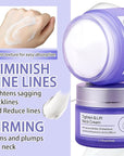 2PCS Neck Firming Cream and Neck Mask Set,Non-greasy Tighten Lift Firming Face Cream Skincare Moisturizer, 3 Pieces Deep Moisturizing Masks for Tightening, All Skin Type, 5 Pack