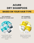 Acure Dry Shampoo - All Hair Types | 100% Vegan | Certified Organic | Rosemary & Peppermint - Absorbs Oil & Removes Impurities Without Water | 1.7 Oz