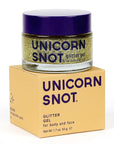 UNICORN SNOT Holographic Face Glitter & Body Glitter Gel | Holiday Glitter Makeup: Stocking Stuffers & Christmas Gift | Hair Glitter, Vegan & Cruelty Free, 1.7 oz Gold Glitter (Bling)