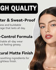Concealer Full Coverage Foundation for Mature Skin,Oil Control