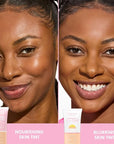 COVERGIRL Clean Fresh Blurring Skin Tint with SPF 30, 435 Medium Olive, Liquid Foundation, Soft Matte Finish, Smooths, Brightens, Blurs Pores, Mineral Sunscreen, Vegan Formula