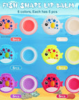 30 Pcs Fish Shape Lip Balm