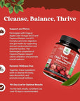 Cleansing Apple Cider Vinegar Capsules - ACV Deep Cleanse and Detox Pills for Gut and Digestive Health with Slimming Cayenne - Extra Strength ACV for Hunger Gut Cleanse and Full Body Detox 180 Count