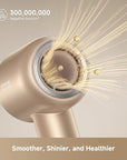 Dreame Glory Mix High-Speed Hair Dryer, Dual Voltage, 3 Magnetic Nozzles, Perfume Infusion, Customized Fragrant Drying, NTC Control, 300M Negative lons, 110,000RPM Motor, 336g Lightweight, Gold