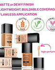 wet n wild Photo Focus Dewy Foundation Golden Golden Beige