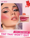 Makeup Jelly Tint, Cooling Water Jelly Tint Red Lip Stains-03