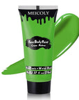 MEICOLY Light Green Face Body Paint(2.37Oz),Lime Green Face Paint for Halloween SFX Witch Makeup,Elphaba Green Face Paint,Camouflage Hunting Hulk Gamora,St Patrick's Day Accessories