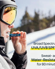 Oars + Alps Lip Suncreen, SPF 18 Lip Balm, Shine Free Sunscreen for Lips, Infused with Vitamin E, Peppermint & Spearmint, Water & Sweat Resistant, Moisturizing, Hydrating, Sunny Mint Scent, 3pk
