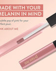 Mented Cosmetics Lip Gloss for Women Tinted Lip Balm Stain, Long Lasting Buildable Moisturizing Lipgloss Lipstick Topper, Made in USA, Cruelty Free Vegan Makeup, Pink About Me