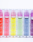 91 Bundle Magical Mood Color Changing Lip Tint Set of 6 Roll On Lipgloss Dewy Finish, Non-Sticky Finish, Water Tint Moisturizing Weightless Lip Care Makeup For Kids, Teens & Women