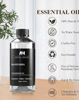 Hotel Scents Diffuser Oil Mantasha 500ml – Inspired by Sauvage Eau de Parfum – Bergamot, Pepper & Geranium – Luxury Scent Refill for Home – Essential Oil for Waterless & Ultrasonic Diffuser