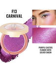 Oulac Luminisers Powdery Blush for Cheeks Sliky Glow,Brighten 4.8g
