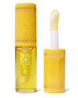 Juvia's Place Magic Lip Oil - Mango - Smooth, Hydrating with Vitamin E for Soft, Glossy, Juicy Lips - Infused with Fruit Extracts - Tinted, Shimmering, Lightweight & Non-sticky Lip Oil for Summer