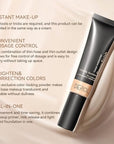 Liquid Foundation,Matte 3-in-iquid Foundation Lightweight, Hydrating CC Cream Cruelty-Free (05) 1 L