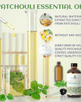 EVOKE OCCU Patchouli Essential Oil for Diffuser Skin Fragrance DIY Candle Soap Making - 4 FL Oz