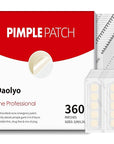 Pimple Patches for Face, 4 Size 360 Counts Hydrocolloid Acne Patches for Covering Zits and Blemishes, Spot Stickers with Salicylic Acid, Tea Tree Oil & Calendula Oil, Mini Package