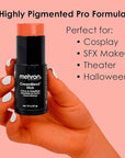 Mehron Makeup CreamBlend Stick | Face Paint, Body g) (Auguste) 75 oz